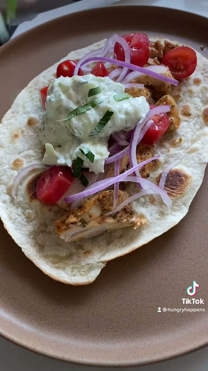 Baked Chicken Gyros
