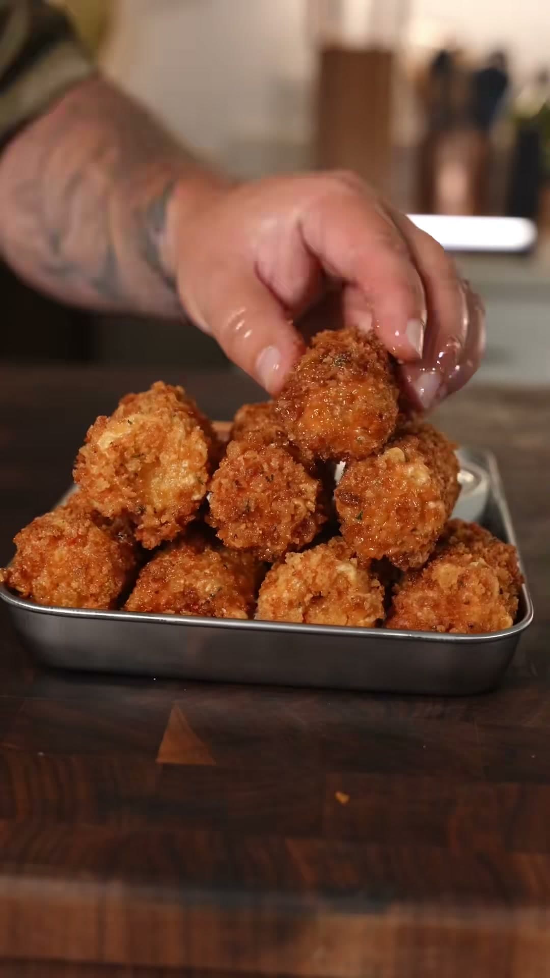 Fried Lasagna Mozzarella Sticks