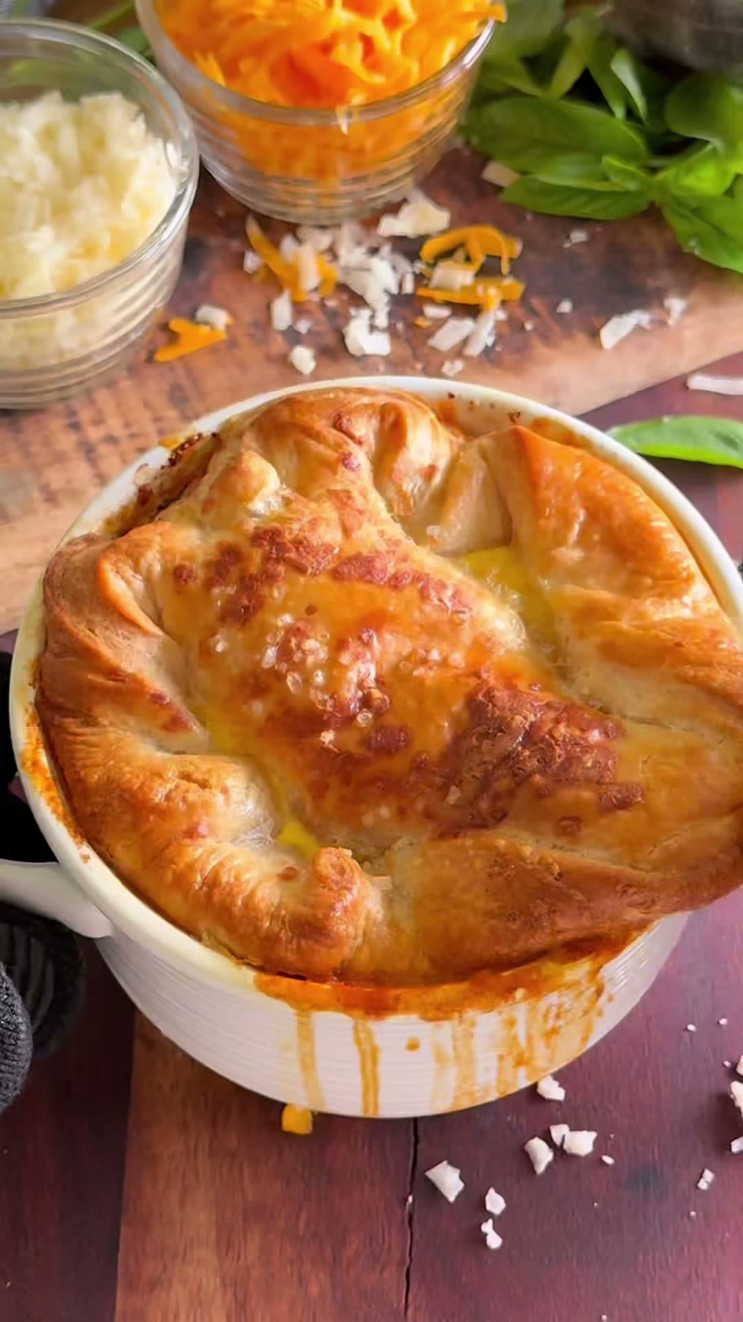 Roasted Tomato Soup Pot Pie