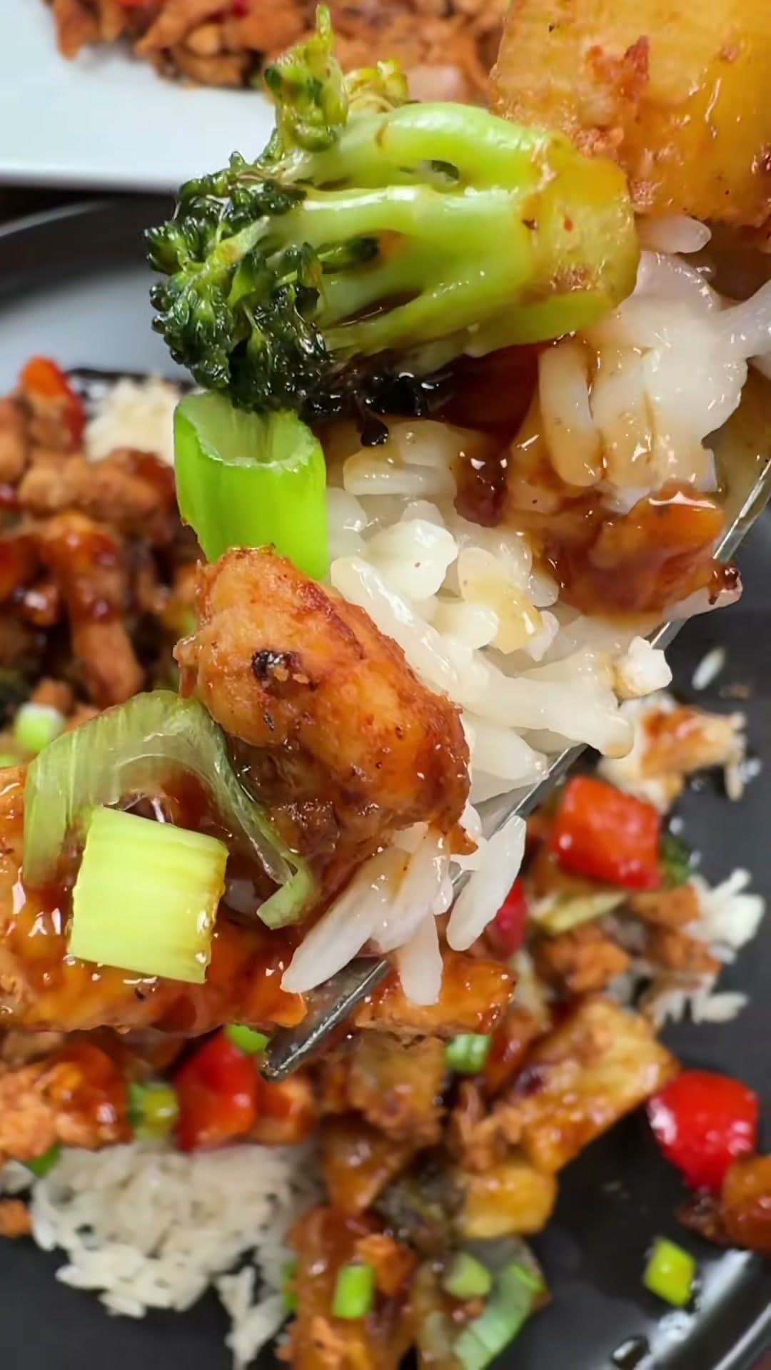 Teriyaki Chicken and Pineapple Stir