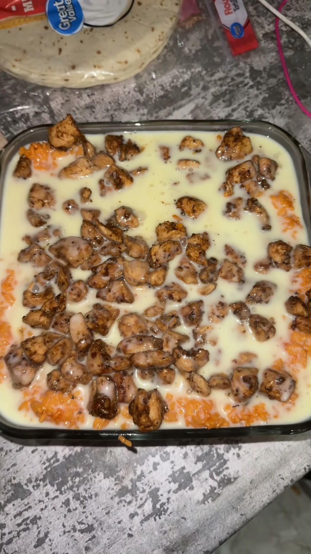 Mexican Chicken and Rice Casserole