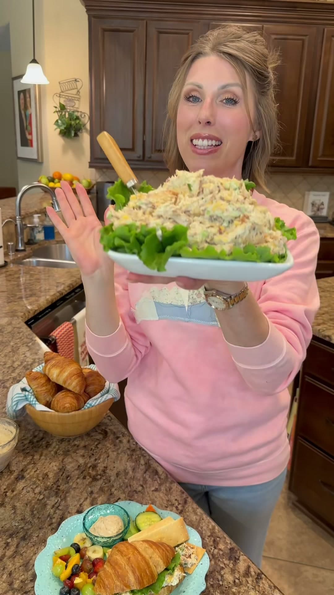 Savory Chicken Salad with Bacon and Cheddar