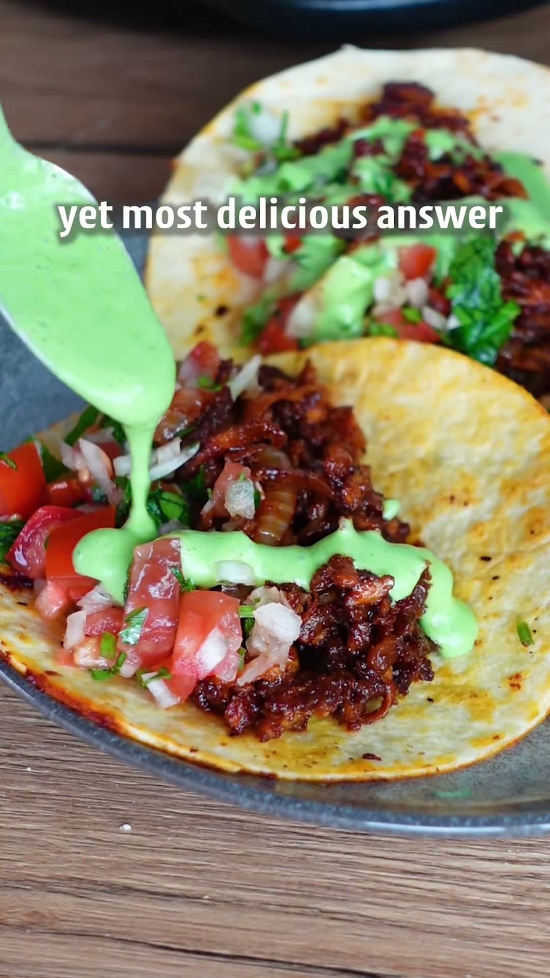 Shredded Tofu Tacos