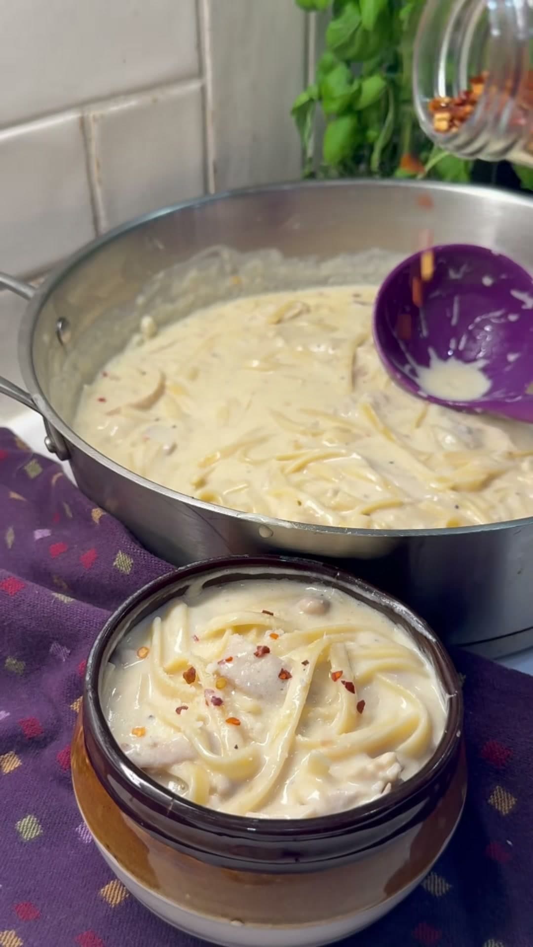 Chicken Alfredo Soup