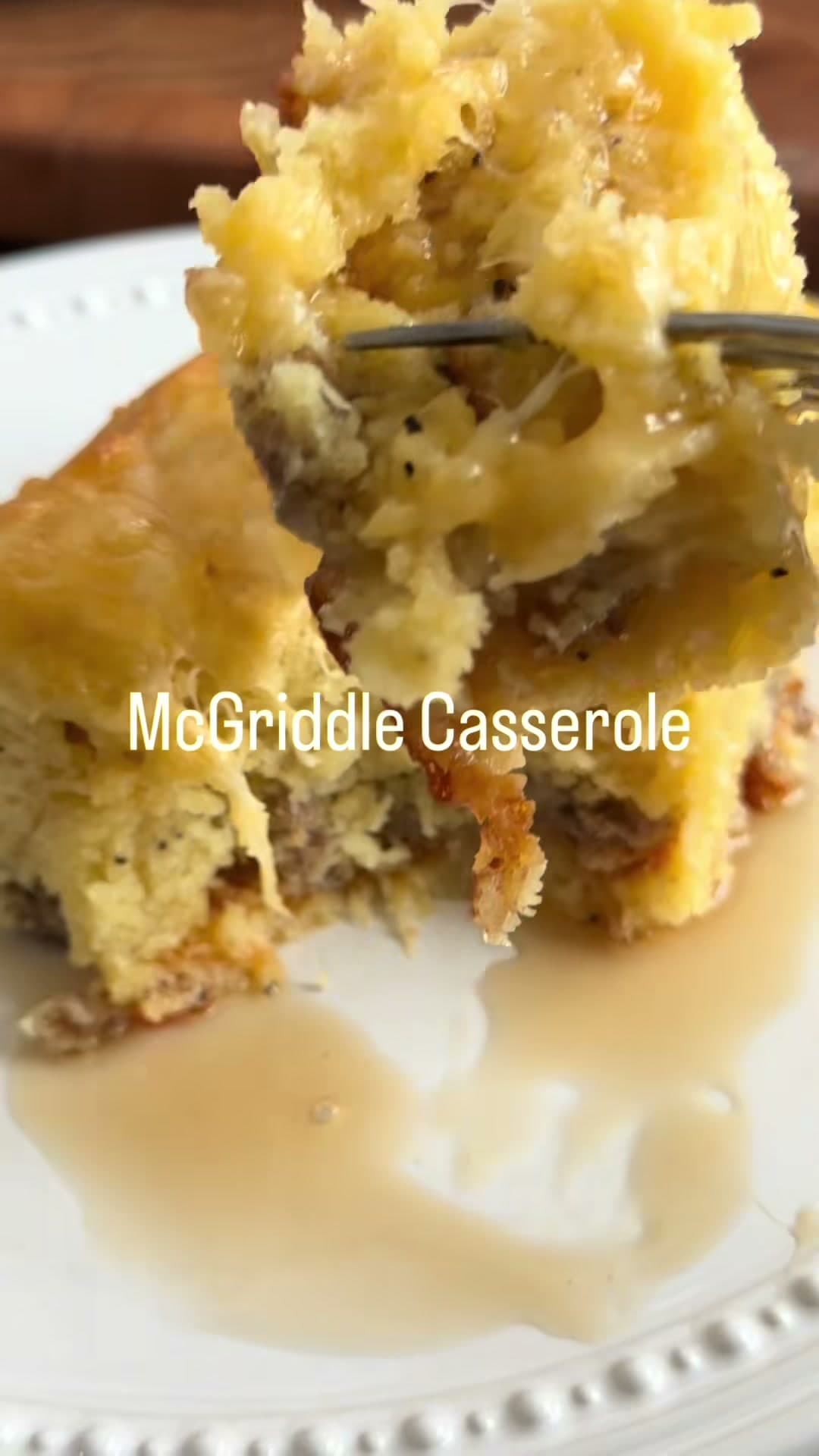 Sausage and Pancake Breakfast Casserole