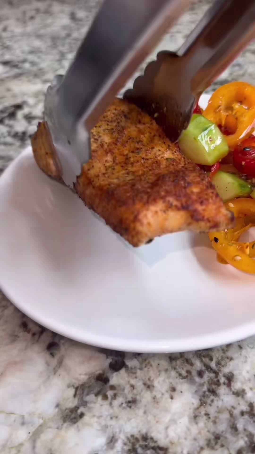 Cajun Lemon Butter Salmon