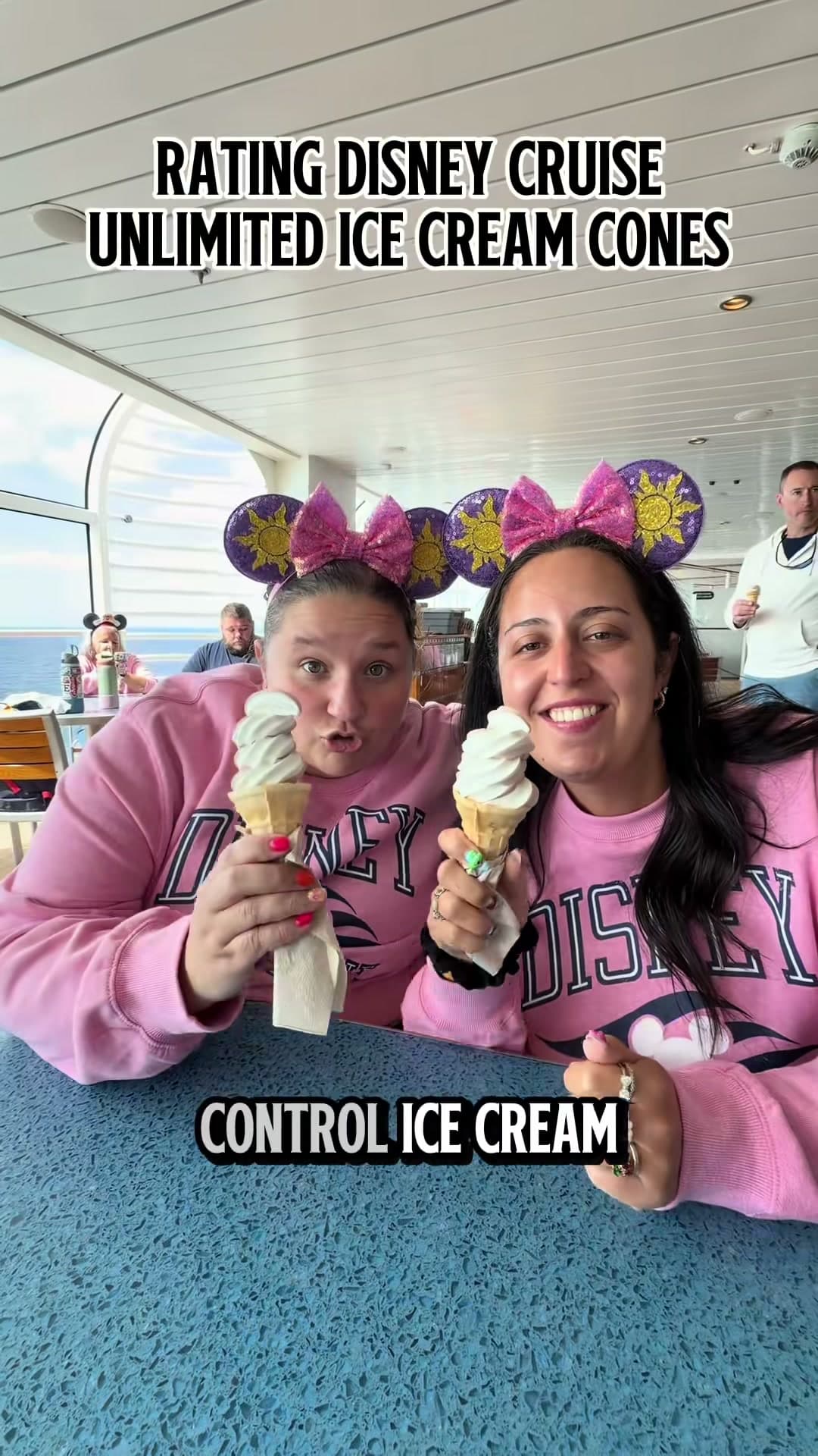 Disney Cruise Ice Cream Cone Review