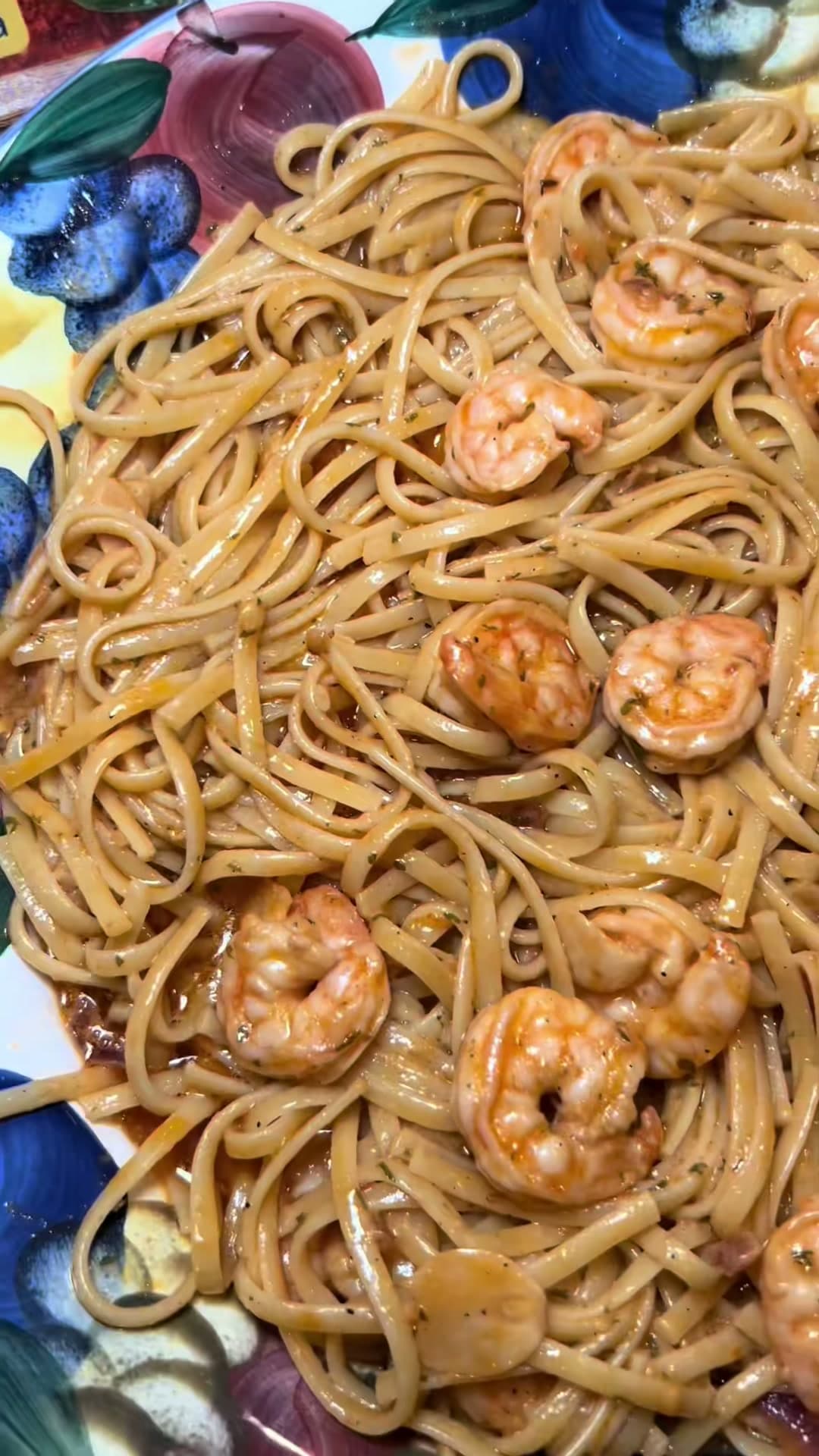 Creamy Garlic Butter Shrimp Pasta