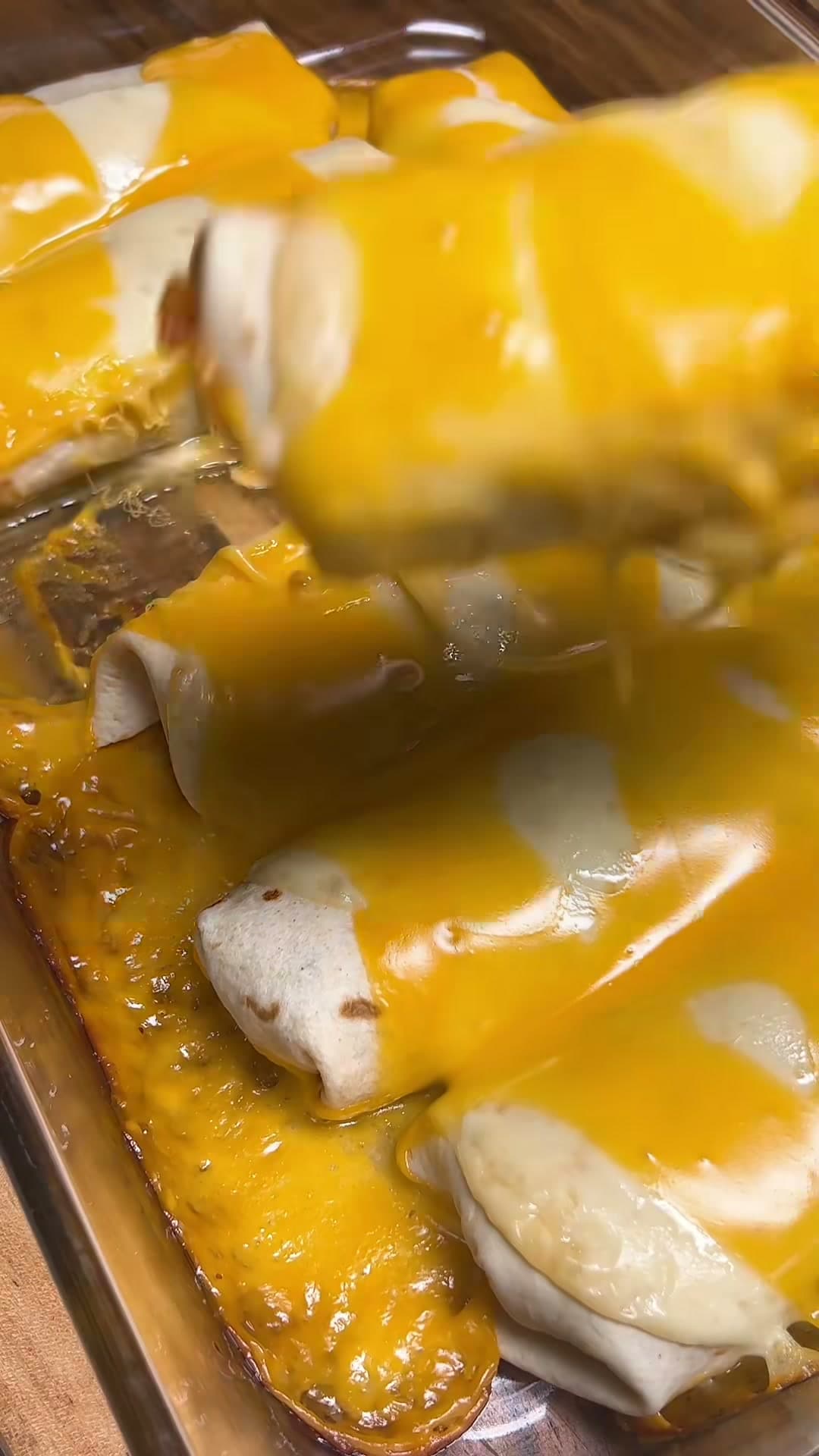 Philly Cheesesteak Enchiladas