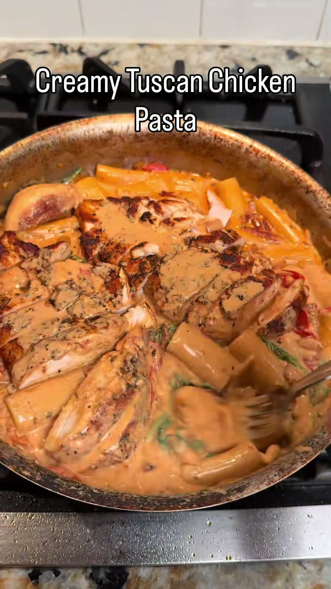 Creamy Tuscan Chicken Pasta