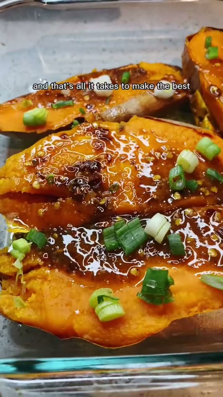 Roasted Sweet Potatoes with Spicy Maple Brown Butter