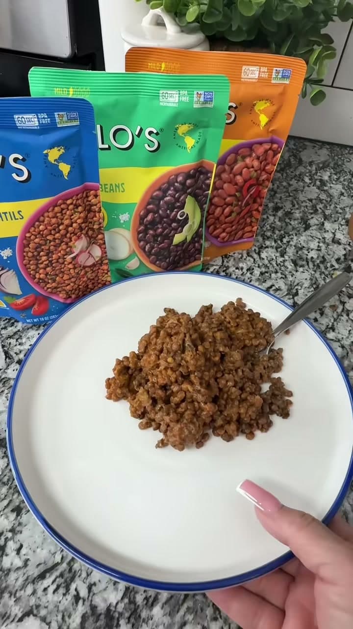 Microwave Peruvian Lentils