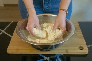 Mixing the dry ingredients