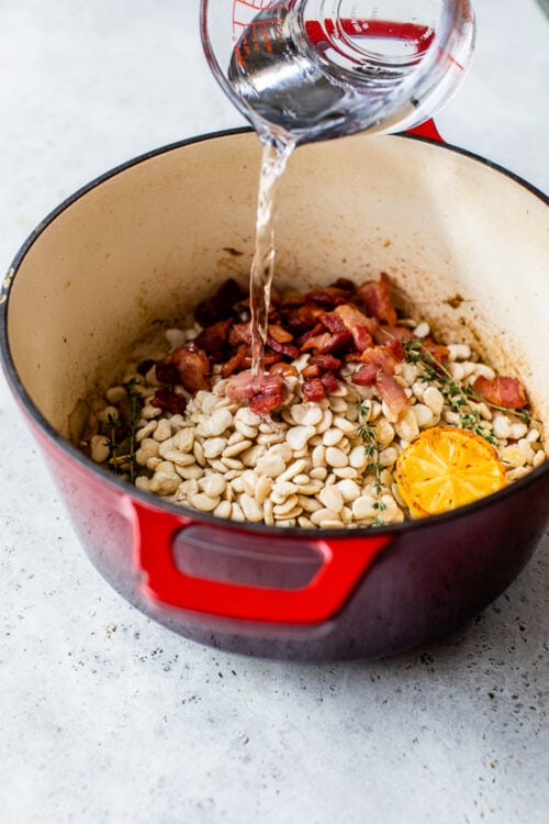 how to make brothy beans